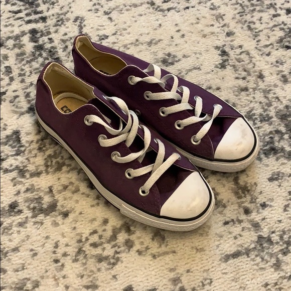 dark purple converse